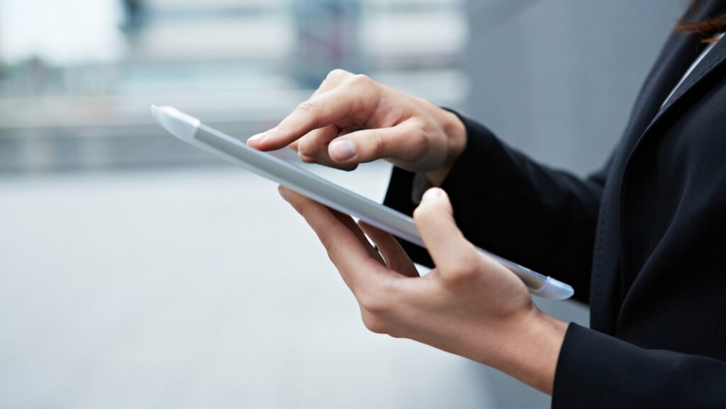 Dokumentenlenkung Tablet